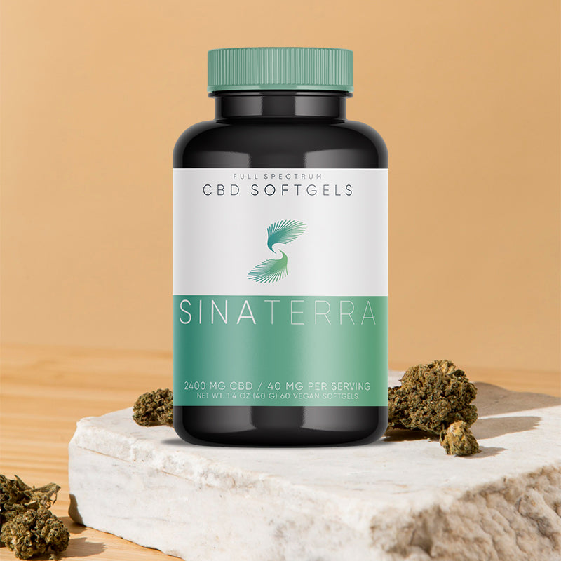 CBD Supplement bottle, a natural remedy for various health benefits.
